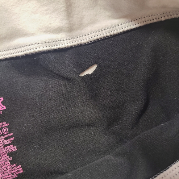 Victoria’s Secret PINK NFL Rams Yoga Pants Medium Gold Foil Foldover Waist Rare - Picture 9 of 10